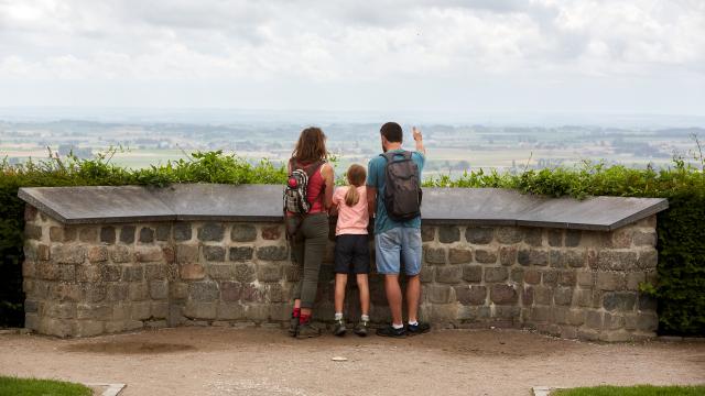 Panorama à Cassel et tables d'orientation