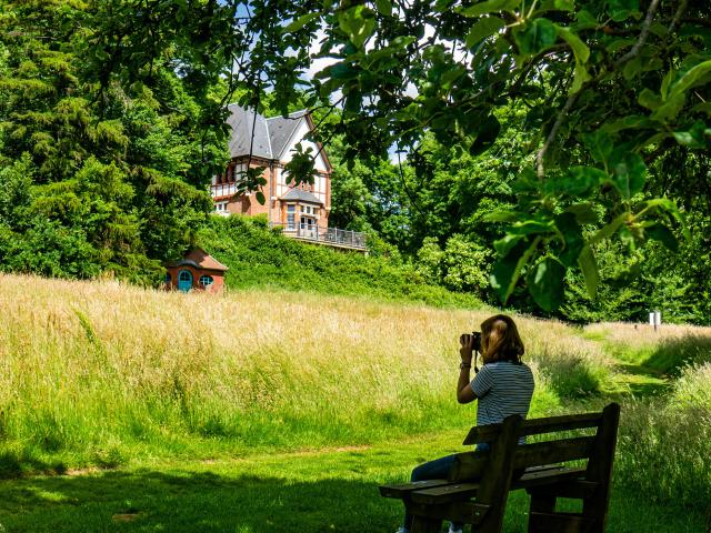 Dans le parc Marguerite Yourcenar