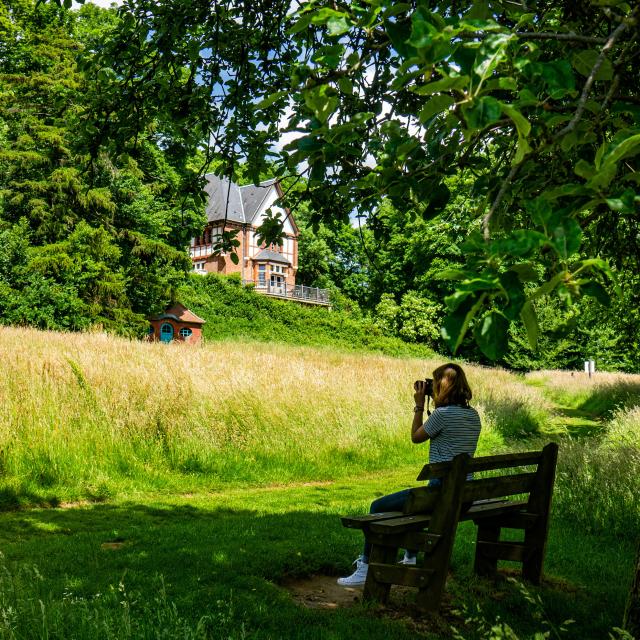 Dans le parc Marguerite Yourcenar