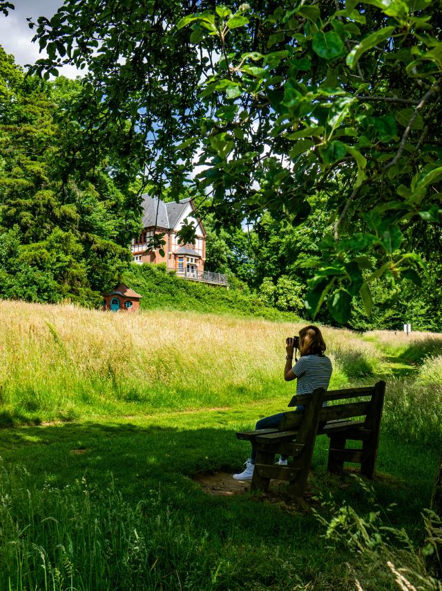 Dans le parc Marguerite Yourcenar