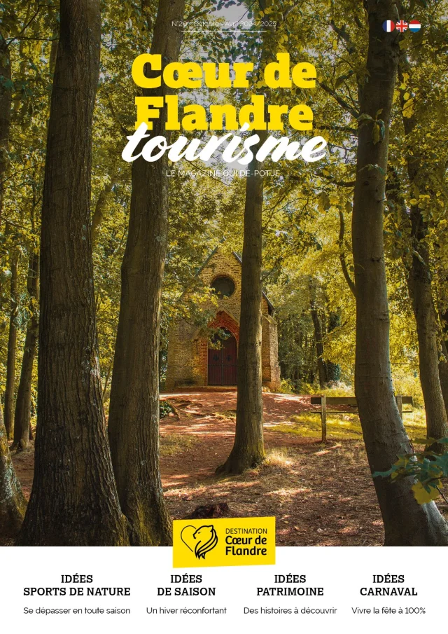 couverture magazine tourisme destination coeur de flandre automne hiver